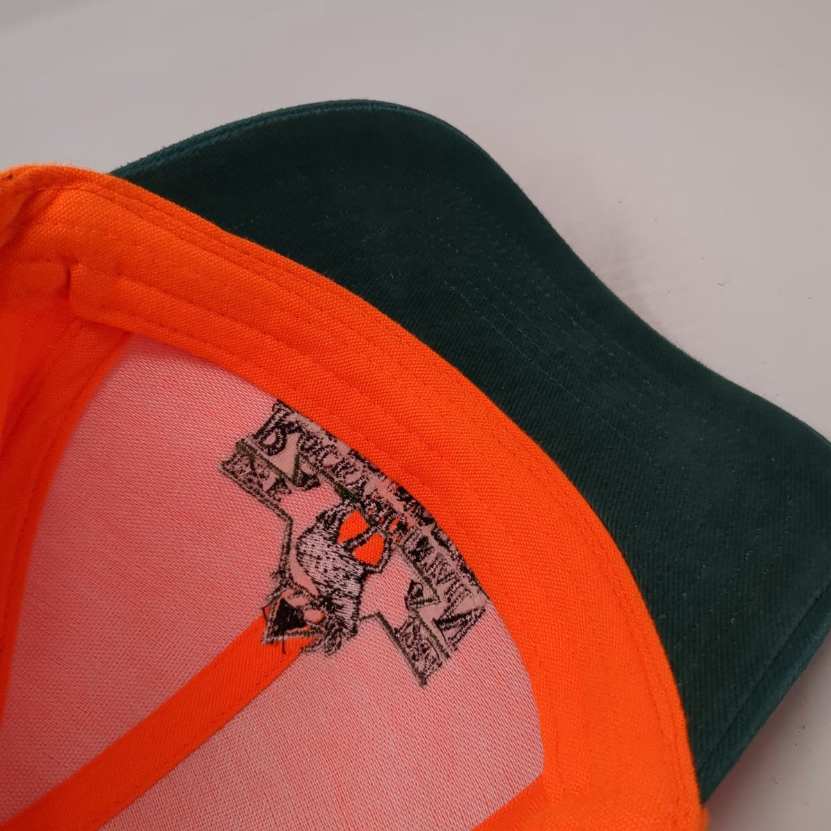 Rocky Mountain Elk Foundation Baseball Cap Orange Green One Size Strapback Hat