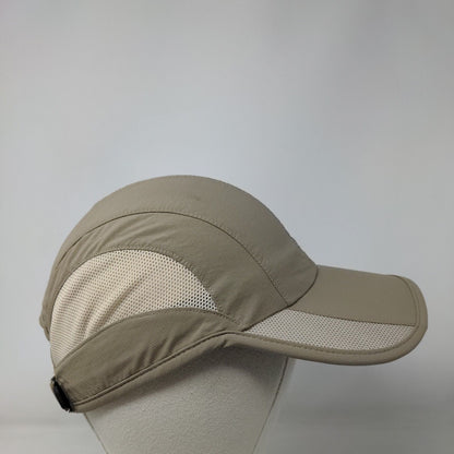 Gadiemkensd Strapback Hat Tan Large Adjustable Mesh Trim Embroidered