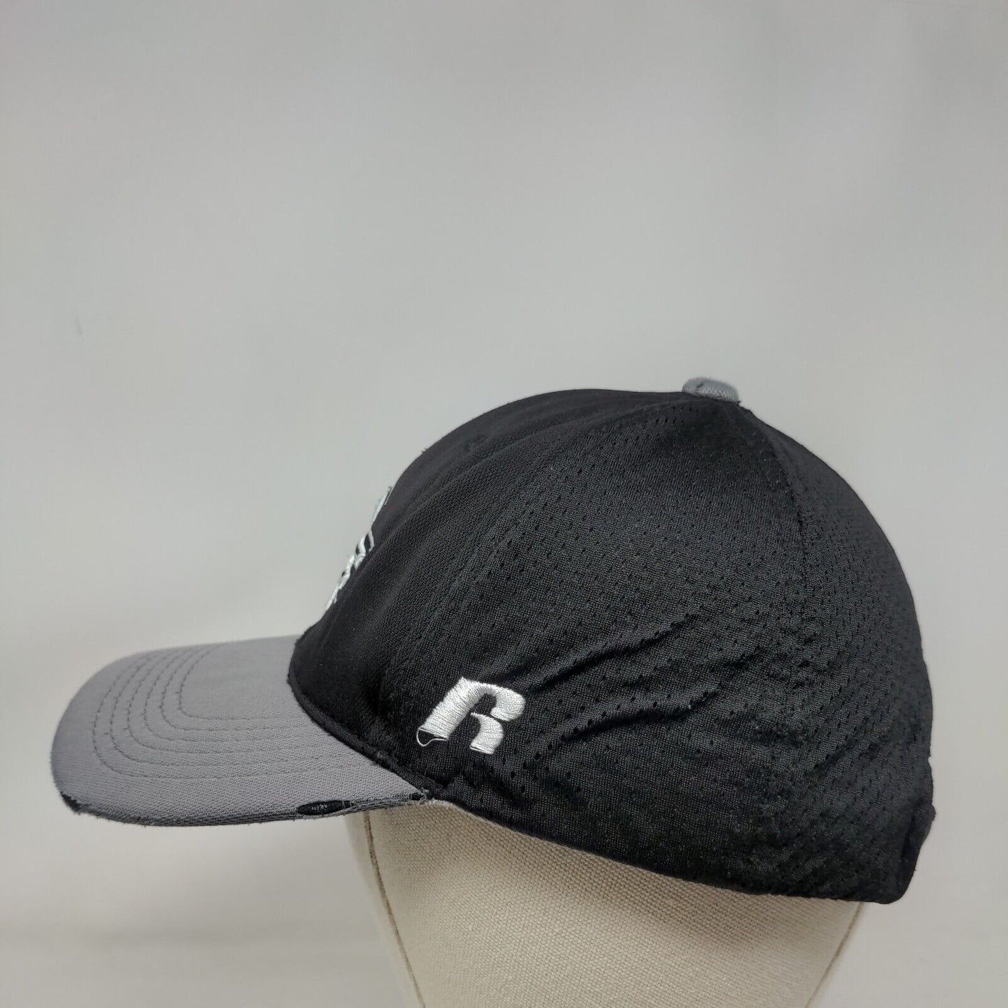 UCF Knights Strapback Hat Black Embroidered Logo Russell Athletic