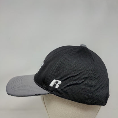 UCF Knights Strapback Hat Black Embroidered Logo Russell Athletic