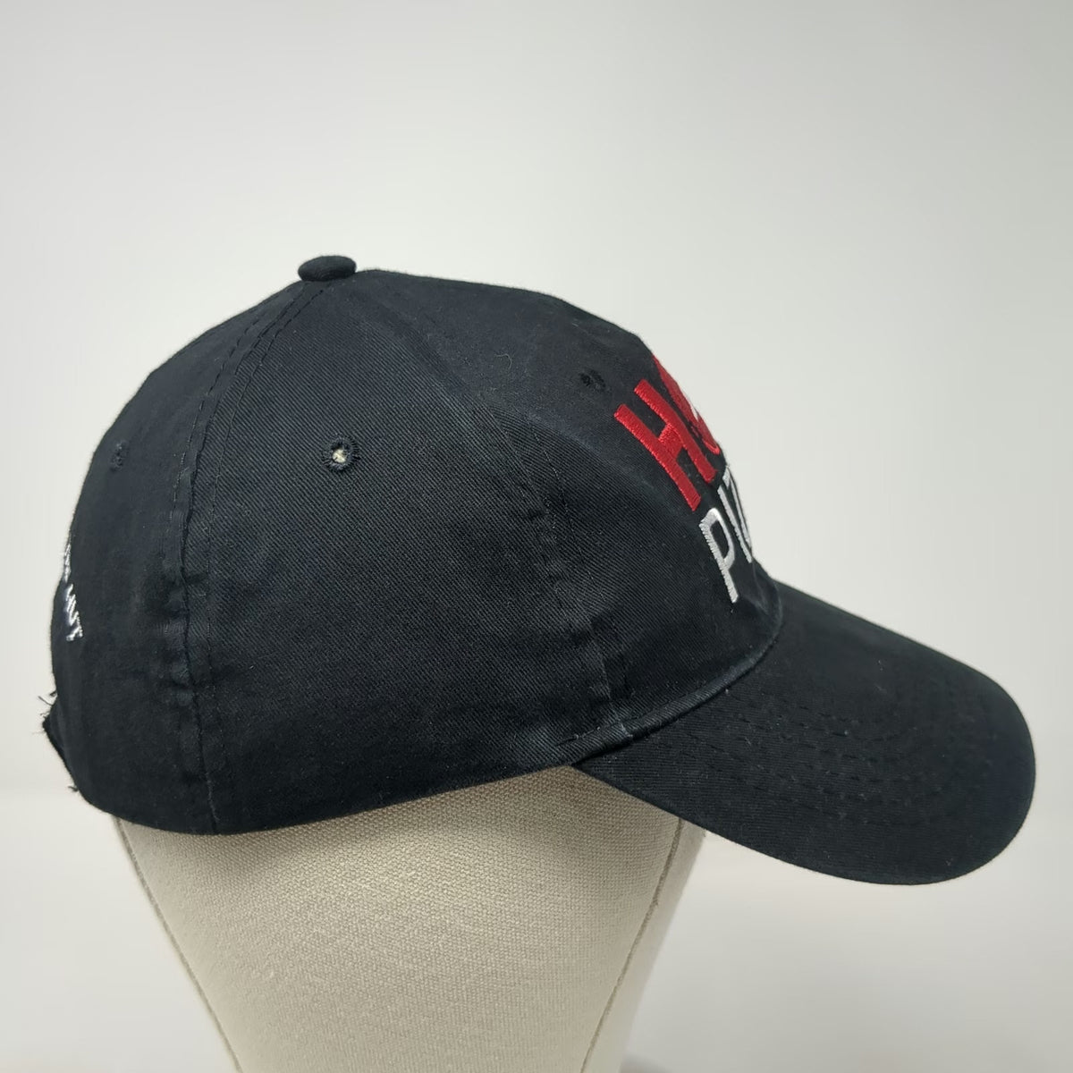 Pizza Hut Hot Pizza Black Baseball Cap One Size Slogan Back Cotton Logo Hat