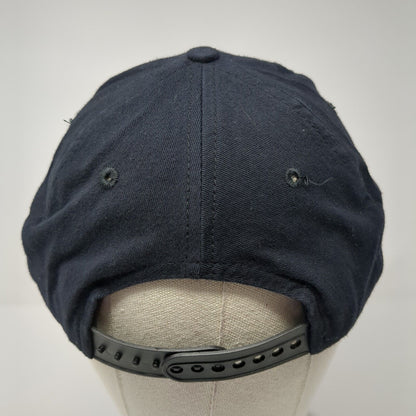 Bear Valley River Company Snapback Hat Blue One Size Adjustable Embroidered