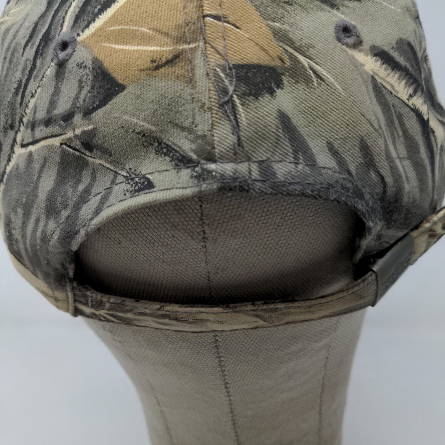 Nissin Men's Slideback Camo Hat Glenns Valley Conservation Club Embroidered Logo