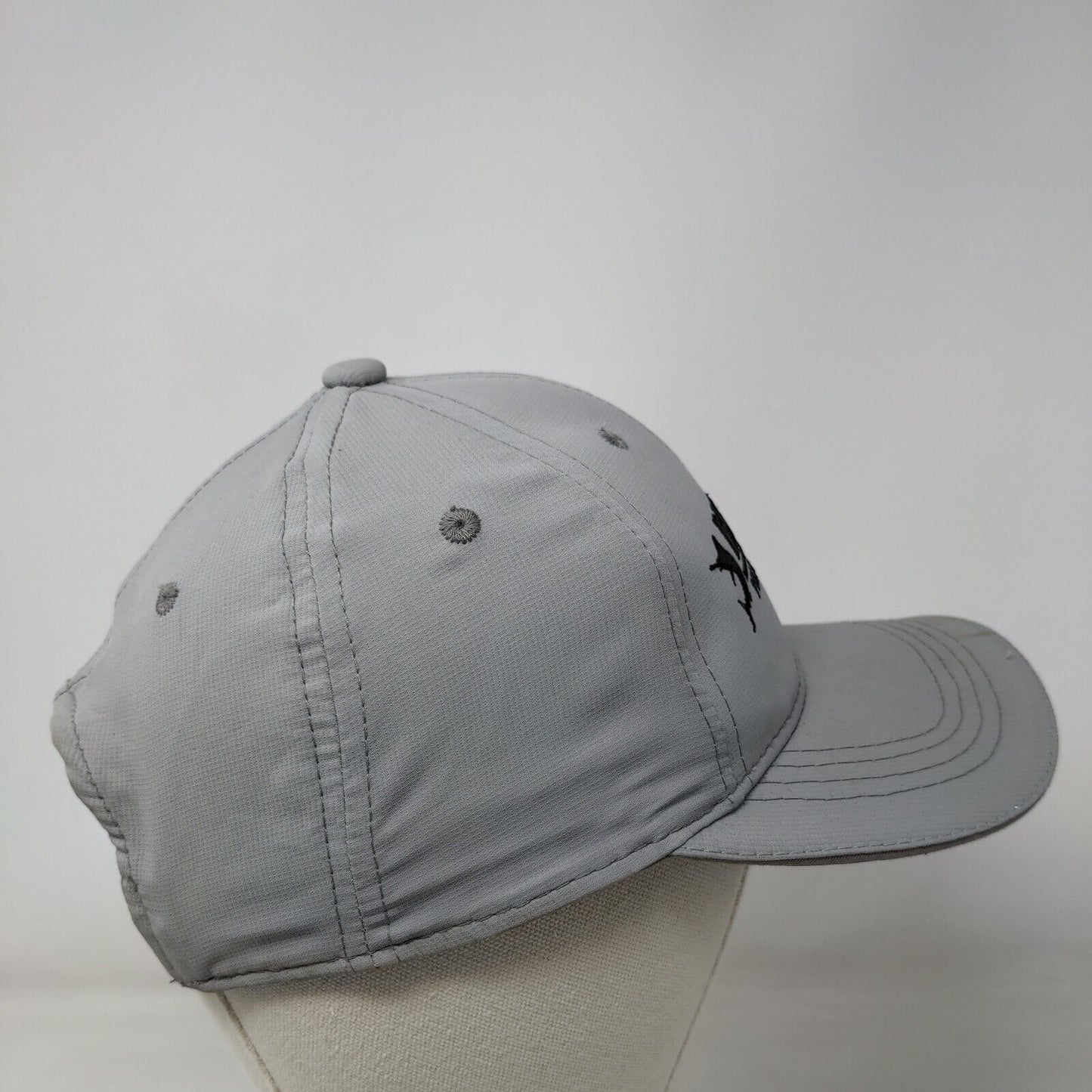 Reel Legends Performance Outfitters Snapback Hat Gray OSFM Adjustable 6 Panel