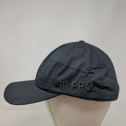 GVL Slideback Hat Black One Size Embroidered Logo Adjustable Richardson