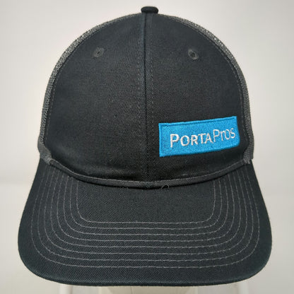 Port Authority Trucker Hat Black One Size PortaPros Embroidered Patch Snapback