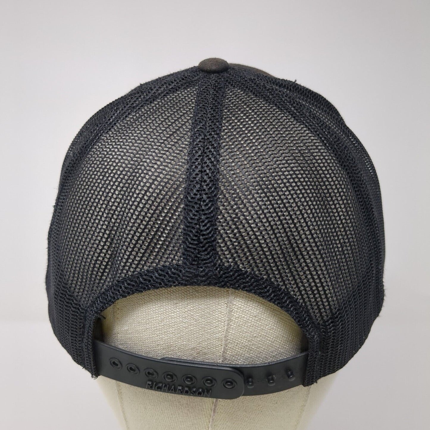 Whiting Fitness Snapback Trucker Hat Black One Size Mesh Back 6 Panel