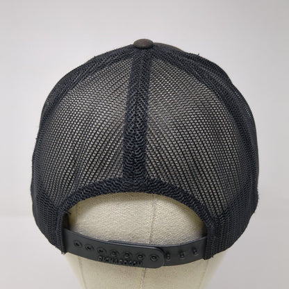 Whiting Fitness Snapback Trucker Hat Black One Size Mesh Back 6 Panel