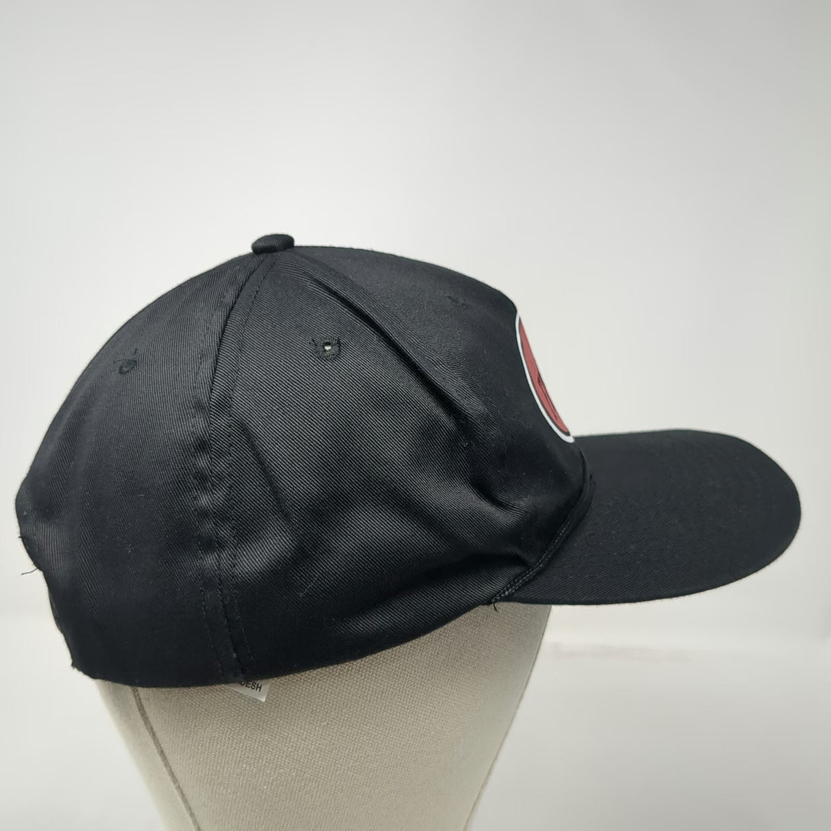 Black 5 Panel Hat One Size Fire-Trol Fire Retardant Patch Rope Snapback Cap
