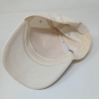 Minnie Mouse Fitted Hat Cream One Size Solid Vent Holes 5 Panel Disney