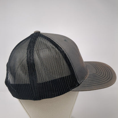 Quanta Snapback Trucker Hat Gray One Size Mesh Back Richardson 6 Panel