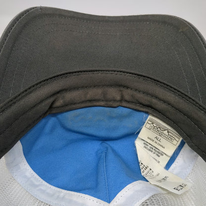 Patagonia Trucker Hat Gray One Size Bison Embroidered Mesh Snapback Hat Blue