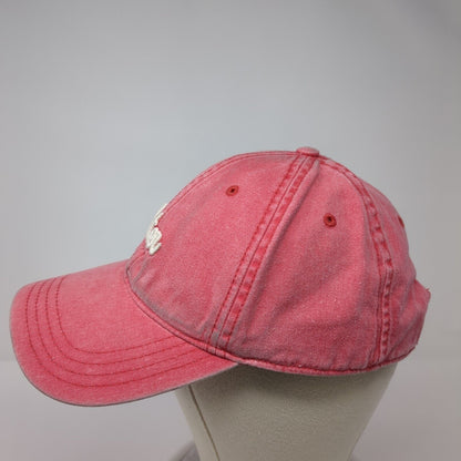 Later Slideback Hat Red One Size Adjustable Embroidered American Eagle