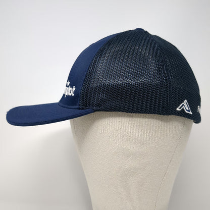 Pacific Headwear Baseball Cap Blue 7 3/8 Mesh Back Fitted Simplot Field Hat