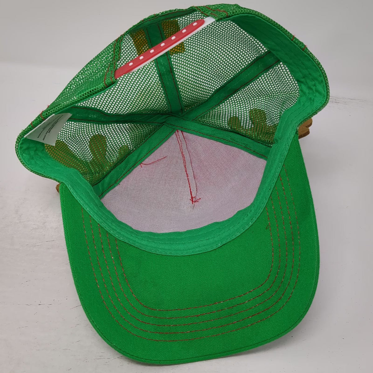 Walmart Trucker Hat Red Green One Size Rock This Christmas Antlers Pompom