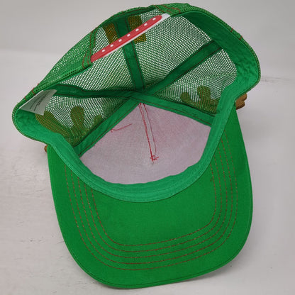 Walmart Trucker Hat Red Green One Size Rock This Christmas Antlers Pompom