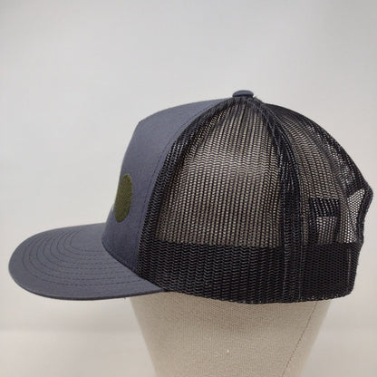 Idaho Snapback Trucker Hat Gray OSFA Adjustable Mesh Back 6 Panel Sport-Tek