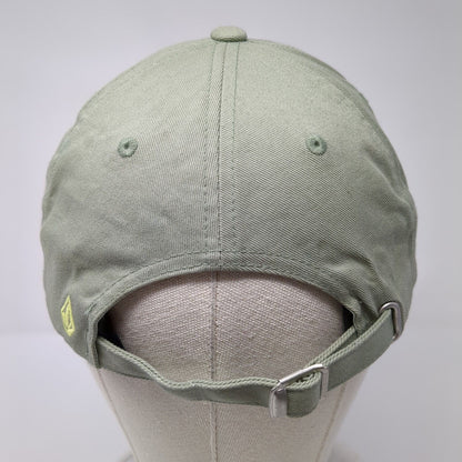 Volcom Stone Wonder Slideback Hat Green OSFM Adjustable Embroidered