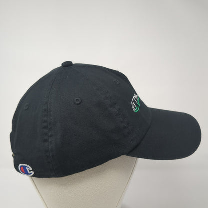 Champion Spell Out Slideback Hat Black One Size Adjustable Embroidered