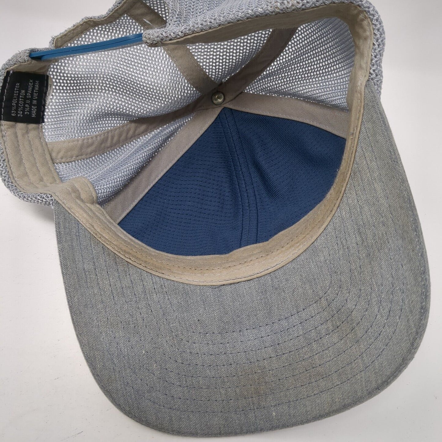 Travis Mathew Snapback Trucker Hat Gray OS Adjustable Embroidered Mesh Back