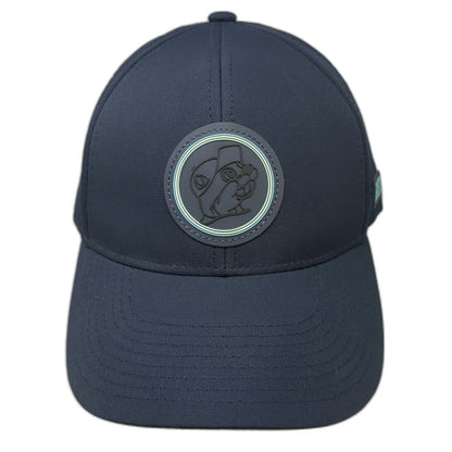 Buc-ee's Baseball Cap Blue One Size Laser Perforated Adjustable Mascot Logo hat