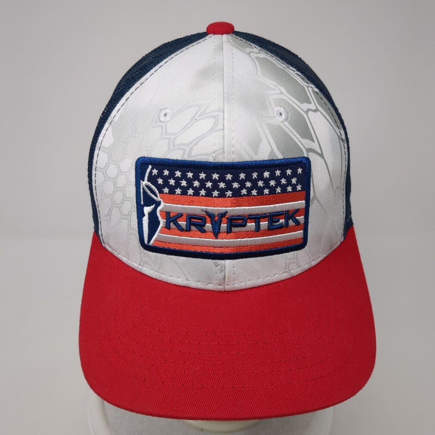 Kryptek Snapback Trucker Hat Multicolor OS Patriotic Mesh Back Outdoor Cap