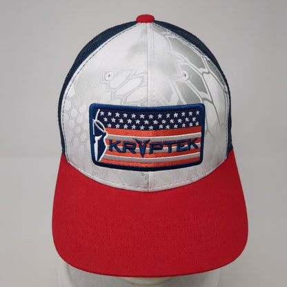Kryptek Snapback Trucker Hat Multicolor OS Patriotic Mesh Back Outdoor Cap