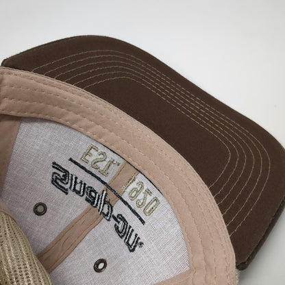 Snap-on Brown One Size Baseball Cap Mesh Back Hat Embroidered Est 1920 Logo