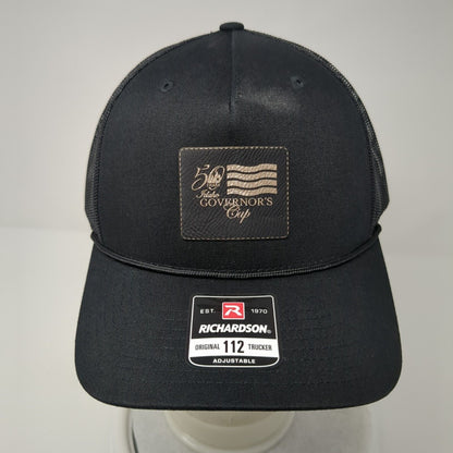 50 Years Idaho Governor's Cup Rope Trucker Hat Black One Size Mesh Back