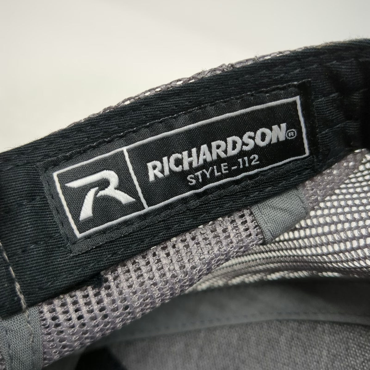 Richardson Trucker Hat Black One Size Jackson Energy Mesh Back Snapback Gray