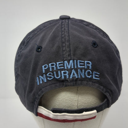 Premier Insurance Strapback Hat Blue OS Adjustable Embroidered Port Authority