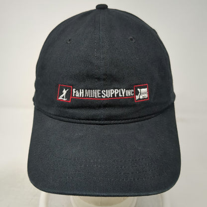 Big Accessories Baseball Cap Black One Size F&H Mine Supply Inc Slideback Hat