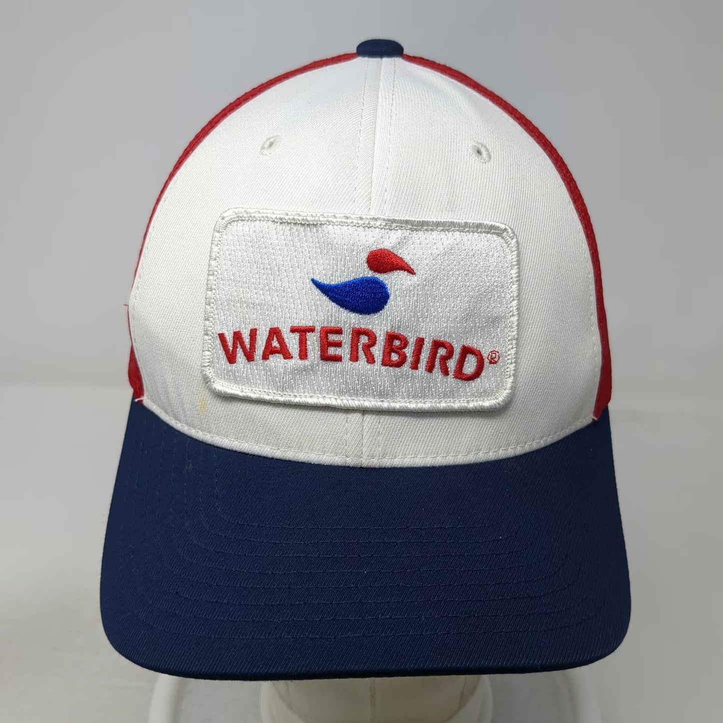 Cap America Waterbird Spirits Baseball Cap White Blue Red OS Snapback Patch