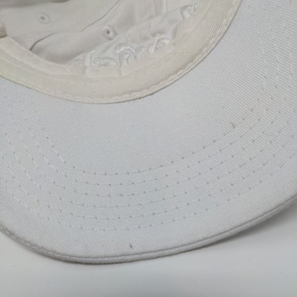Cherish Slideback Hat White OSFA Adjustable Embroidered Vent Holes