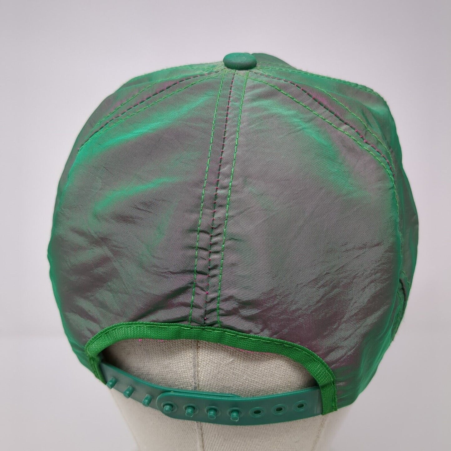 AT&T Snapback Hat Green One Size Adjustable Solid Outdoor Royce's