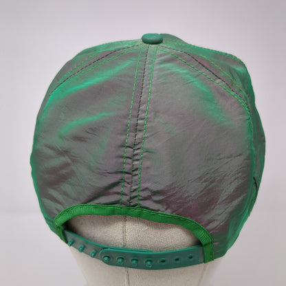 AT&T Snapback Hat Green One Size Adjustable Solid Outdoor Royce's