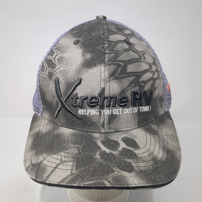 Xtreme RV Helping You Get Out Of Town Trucker Hat Multicolor OS Camouflage Mesh