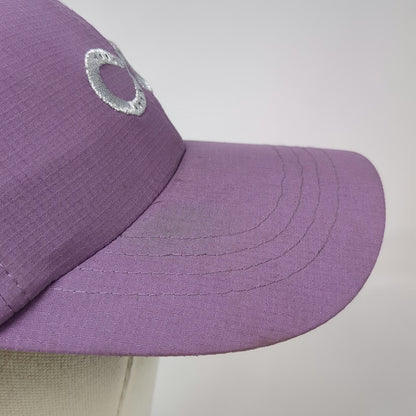 Dover Saddlery Purple Baseball Cap One Size Embroidered Infinity Strapback Hat