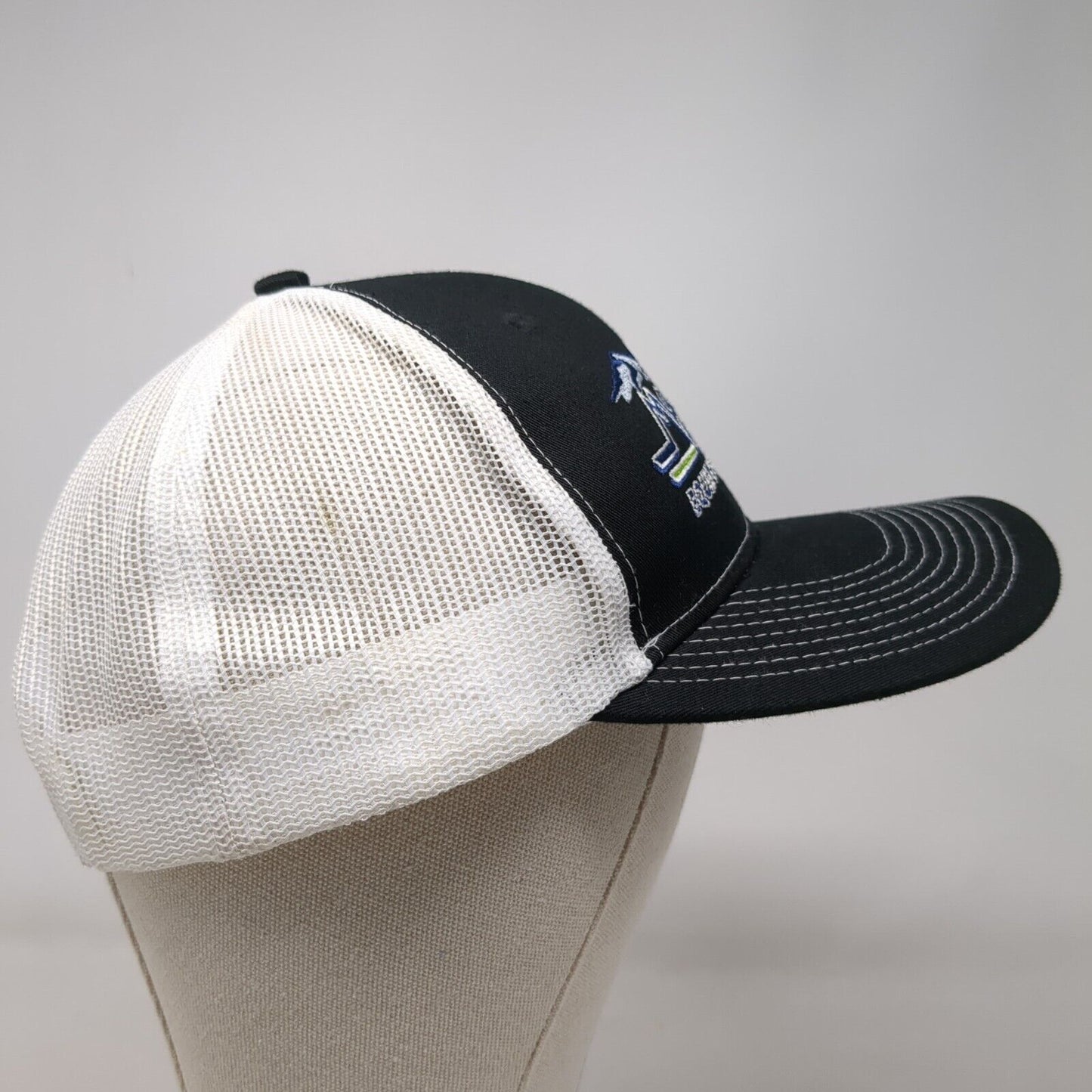 Mountain View Equipment Company Snapback Trucker Hat Black OSFA Mesh Back