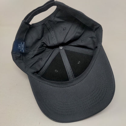 George Strapback Hat Gray One Size Adjustable Vented Holes 6 Panel Blank