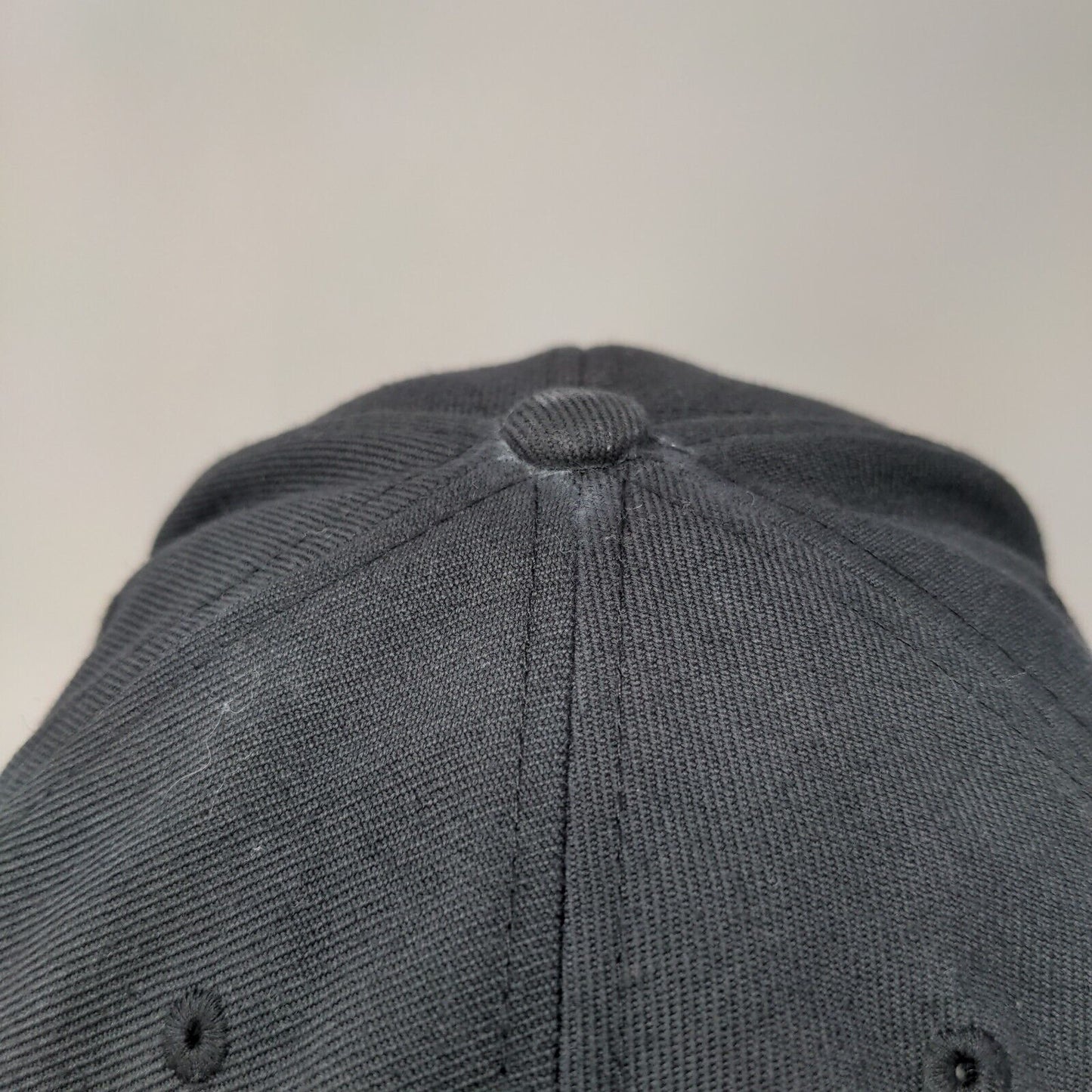 Adidas Snapback Hat Gray One Size Adjustable Embroidered Trefoil 6 Panel