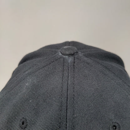 Adidas Snapback Hat Gray One Size Adjustable Embroidered Trefoil 6 Panel