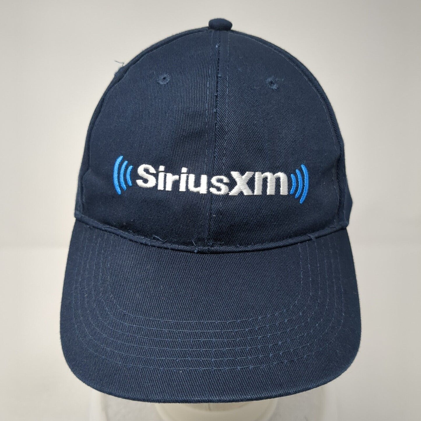 SiriusXM Slideback Hat Blue One Size Adjustable Embroidered 6 Panel