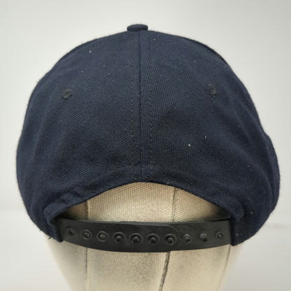 USS Roosevelt DDG 80 Blue Snapback Hat One Size Navy Military Ship SNIPS Crest