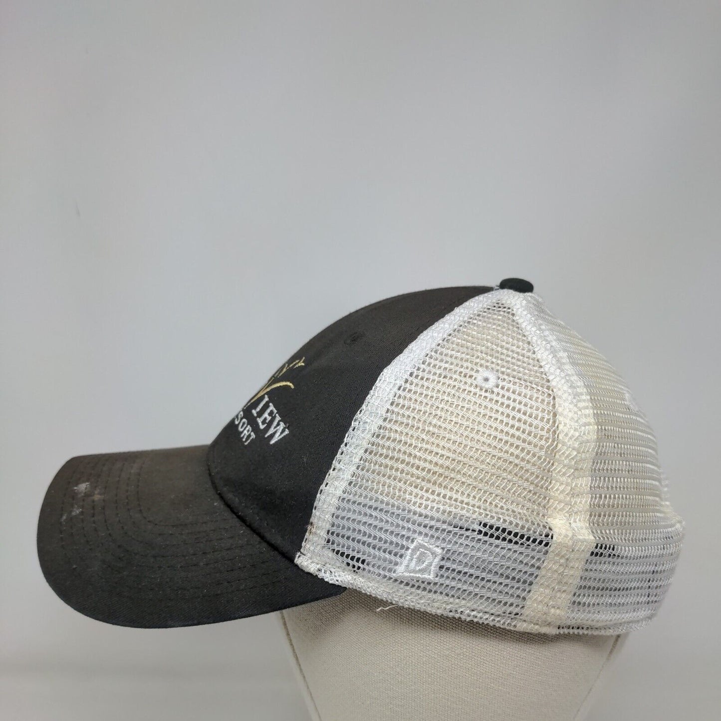 Island View Casino Resort Snapback Mesh Back Trucker Hat Black OSFM Dome