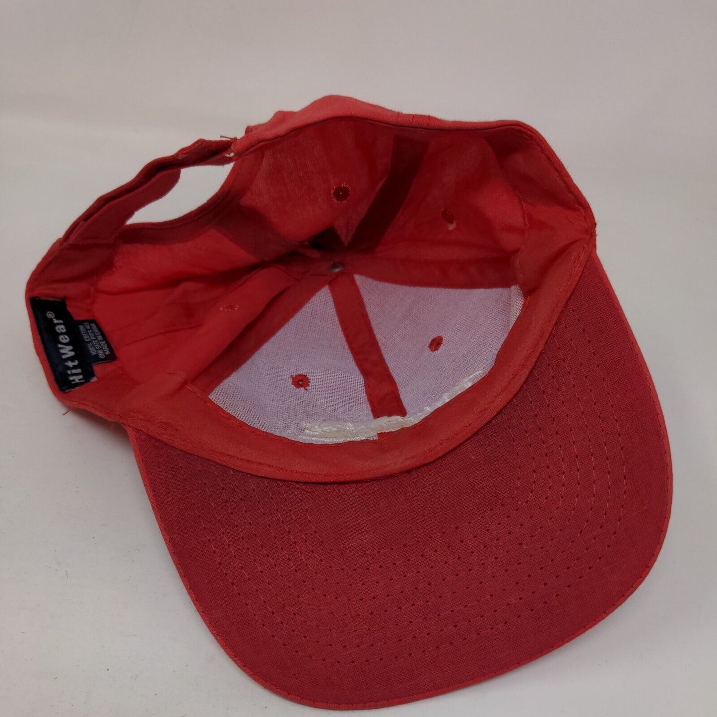 Milwaukee Strapback Hat Red OSFA Embroidered Adjustable Hit Wear