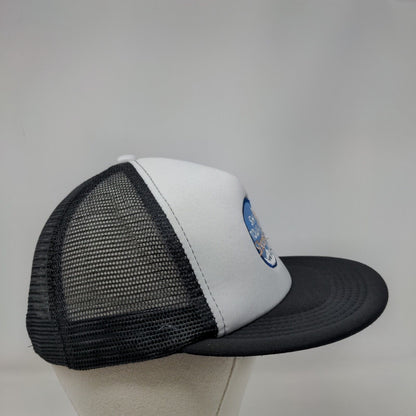 Ski Town Shoot Out Park City UT Snapback Trucker Hat Black OS Mesh Back District