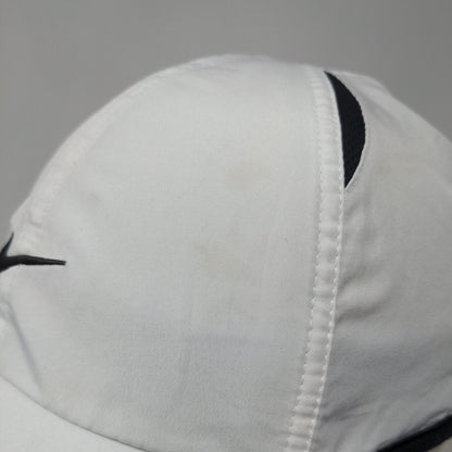 Nike Dri-Fit Strapback Hat White OSFM Adjustable Embroidered Featherlight