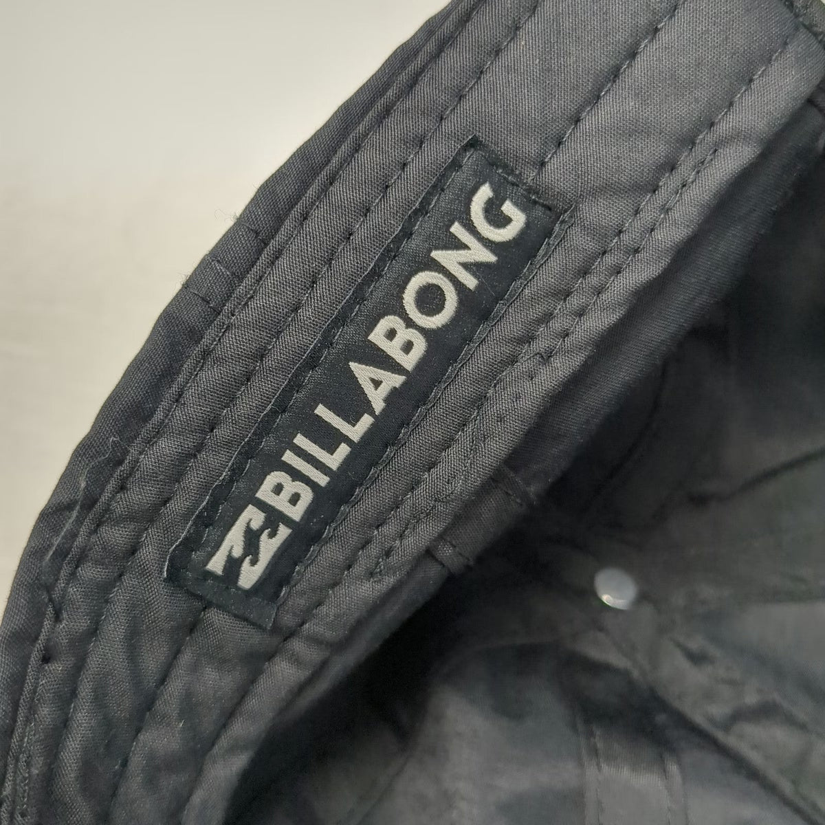 Billabong Baseball Cap Black OSFM Never Surfed Shaka Strapback Nylon Surf Hat