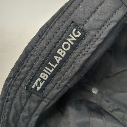 Billabong Baseball Cap Black OSFM Never Surfed Shaka Strapback Nylon Surf Hat